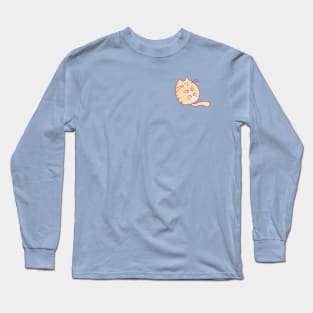 Cat on its Back - Cute Cat Collection Long Sleeve T-Shirt